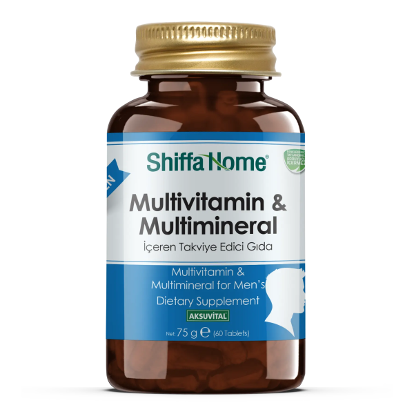 MULTİVİTAMİN & MULTİMİNERAL - ERKEK - 1260 mg x 60 TABLET