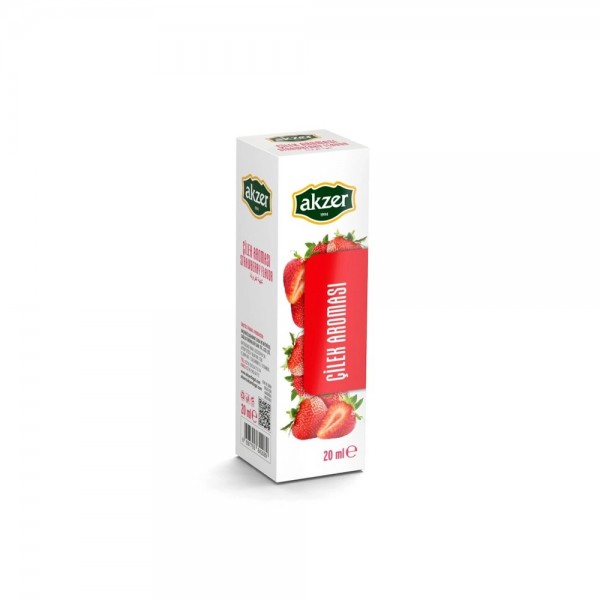 Akzer Çilek Aroması 20cc Akzer Çilek Aroması 20cc