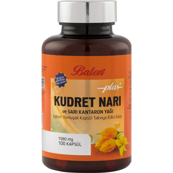 Balen Kudret Narı ve Sarı Kantaron Yağı İçeren Yumuşak Kapsül