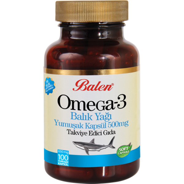 Balen Omega 3 Balık Yağı Yumuşak Kapsül 650 Mg* 100