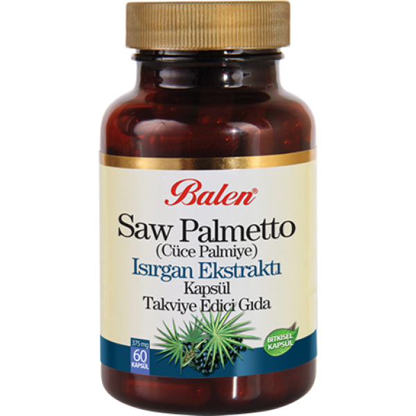 Balen Saw Palmetto (Cüce Palmiye), Isırgan Ekstraktı Kapsül
