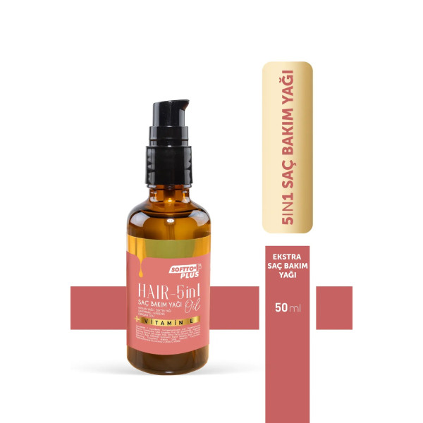 SOFTTO PLUS  5 in 1 Saç Bakım Yağı 50 ml