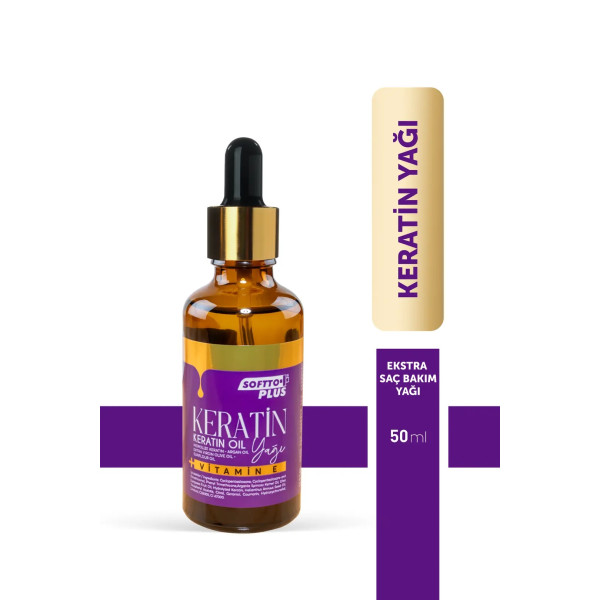 SOFTTO PLUS  Keratin Saç Bakım Yağı 50 ml