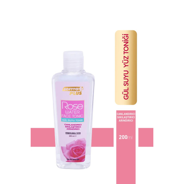 Softto Plus Gül Suyu Yüz Toniği 200 ml