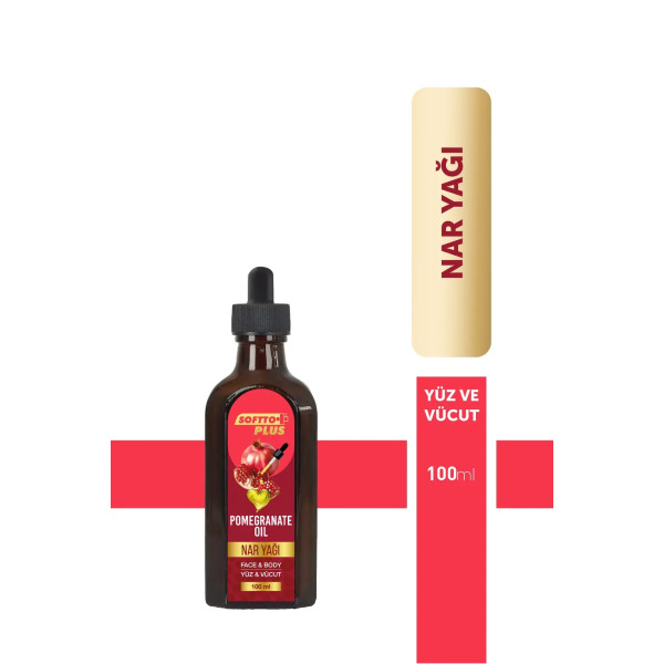 Softto Plus Nar Çekirdeği Yüz ve Vücut Yağı 100 ml