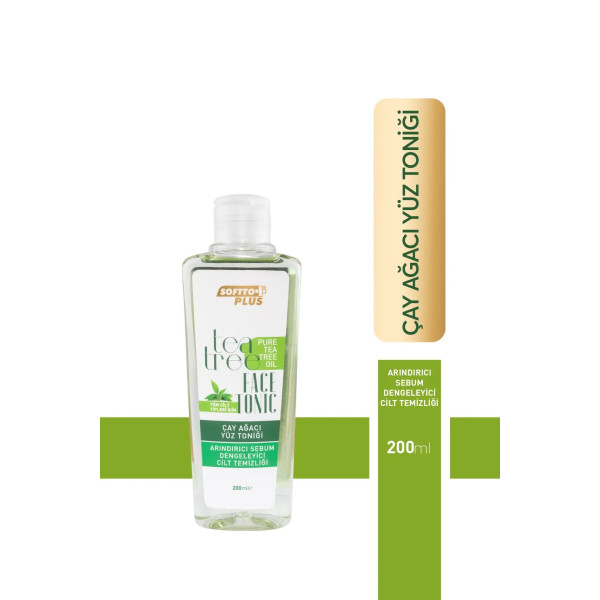 Softto Plus Çay Ağacı Yüz Toniği 200 ml