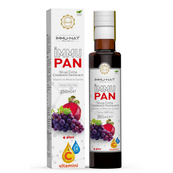 İmmunat İmmu Pan Siyah Üzüm Çekirdeği 250 Ml